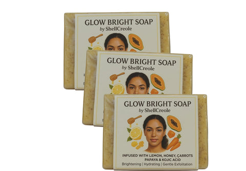 3 GLOW BRIGHT SOAP