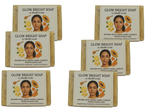 6 GLOW BRIGHT SOAP