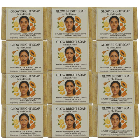 One dozen GLOW BRIGHT SOAP