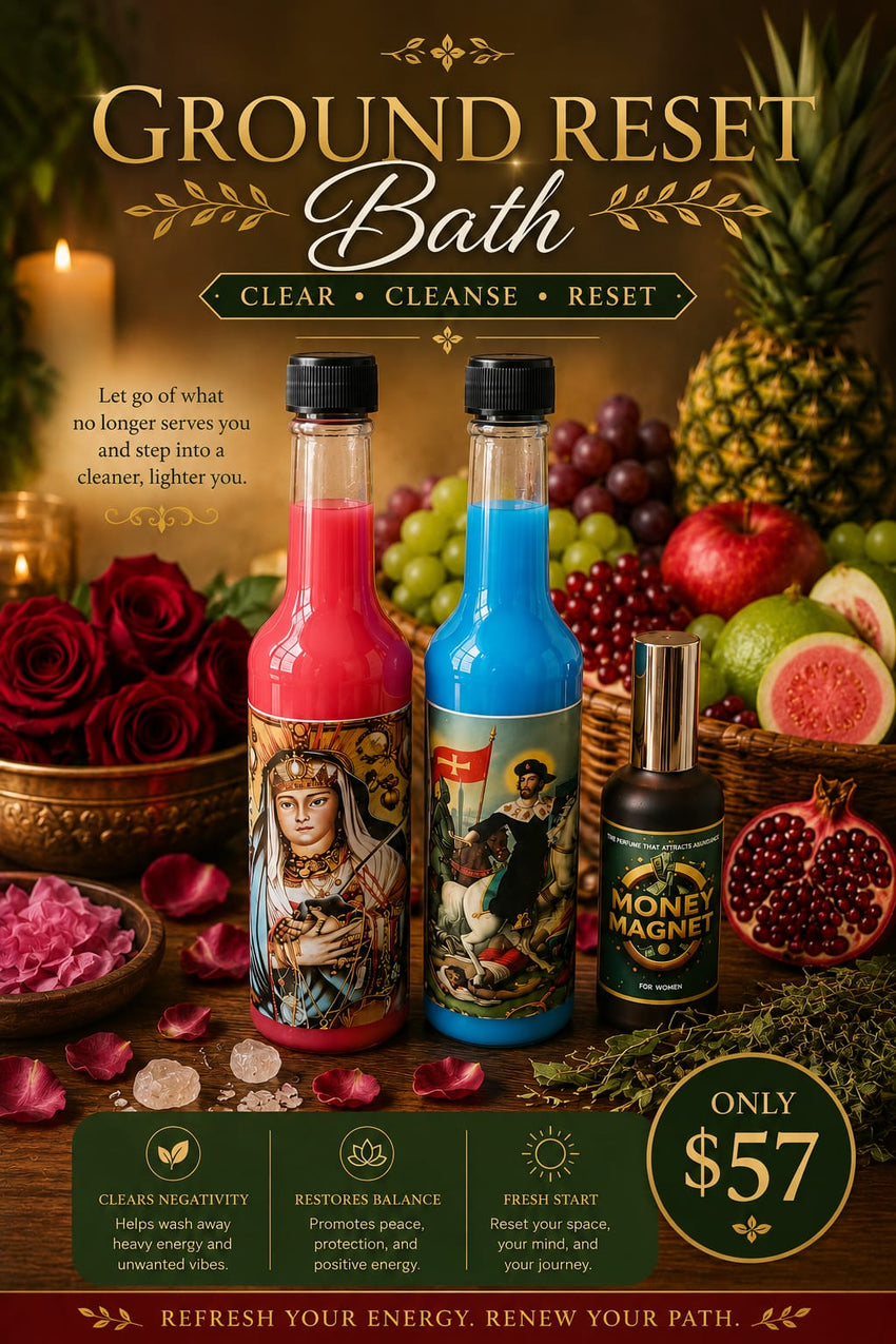 Clear Path Spiritual Cleansing Bath Kit | 7-Herb Energy Renewal Set