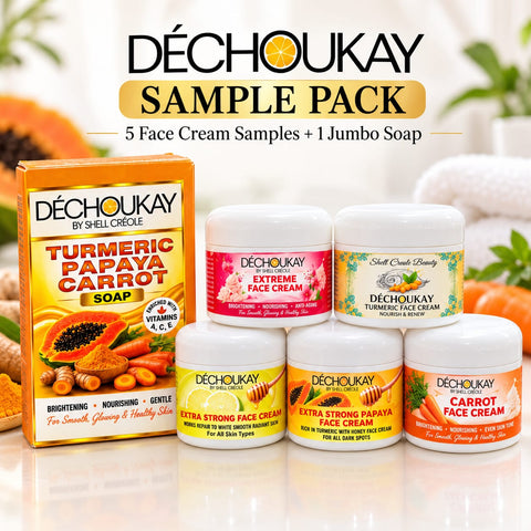 DÉCHOUKAY ULTIMATE FACE CREAM SAMPLE BOX 🍊✨
