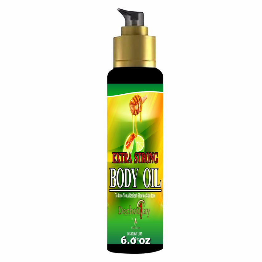 Extra Strong Body Oil Lime Déchoukay 6oz